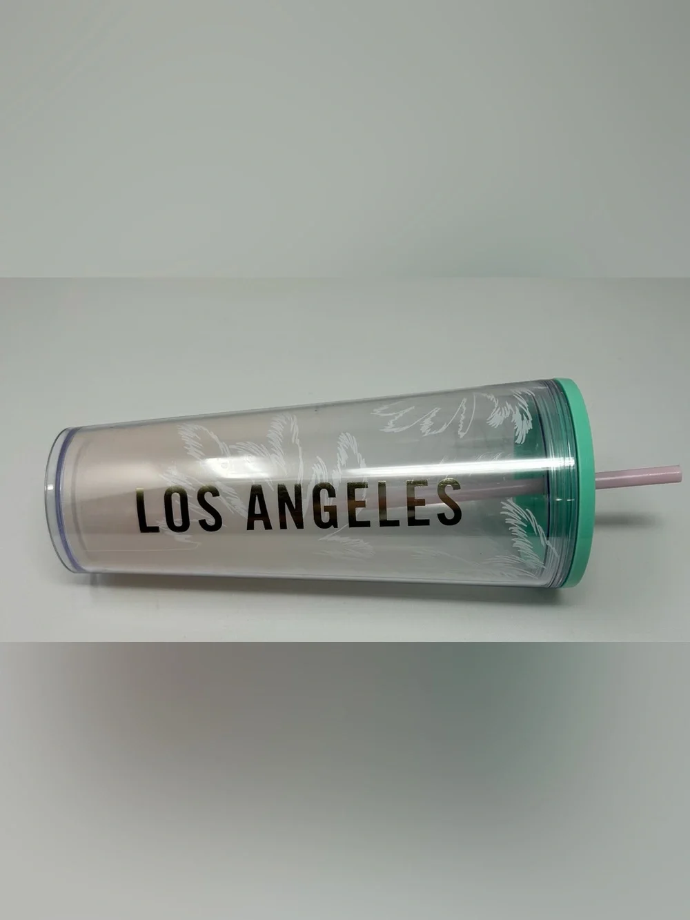 Starbucks Los Angeles Tropical Palm Trees Venti Tumbler 24oz
